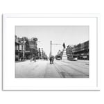 Vintage Photo Canal Street New Orleans 1900 USA Artwork Framed Wall Art Print 9X7 Inch