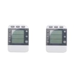 2X Digital  100 Hour Triple Count Down/ Clock  Kitchen Cooking4401