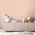 A.S. Création Retro 70's Circles Wallpaper Beige/Orange/Purple/Pink Retro Chic 395375 8.50m x 0.53m Paste The Wall