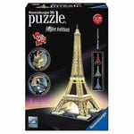 Puzzle 3D Ravensburger 12579 Tour Eiffel Nuit Édition À Partir De 12 Ans