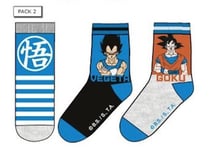 Dragon Ball - Pack De 3 Chausettes Vegeta/Goku (T35/37)