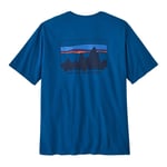 Patagonia Mens 73 Skyline Organic T-shirt (Blå (ENDLESS BLUE) Medium)