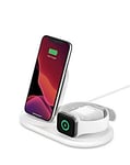 Belkin BOOSTCHARGE 3-in-1 Wireless Charger for Apple Devices - White