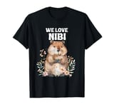 Nibi The Diva Beaver, Wild, Cute and Free, We Love Nibi T-Shirt