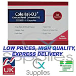 HIGH STRENGTH Vitamin D3 Colecalciferol 20000iu Caps 6X30 ⭐LONG EXPIRY COLEKAL⭐