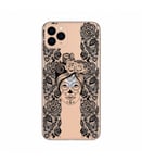 Coque Iphone 11 PRO MAX mort mexicaine dentelle calavera noir