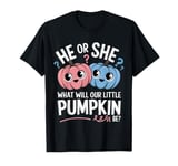 He or She What Will Our Little Pumpkin Be Baby Pregnancy T-Shirt