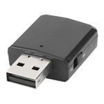 Adaptateur USB sans fil Bluetooth 5.0, transmetteur récepteur de musique Audio noir pour voiture et télévision