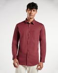 Kut for You Men's Slim Fit Long Sleeve Dress Shirt | Color: Maroon | Size: XL | Material: Cotton | for Men & Boys | Lightweight | Button-Down Collar | Classic Fit