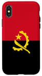 Coque pour iPhone X/XS Angola Drapeau Cadeau angolais pour les Angolais