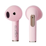 Sudio N2 Rose poudré – Écouteurs Ouverts sans Fil Bluetooth, multipoint, Microphone intégré pour Les appels, autonomie de 30 Heures avec étui de Charge, étanche IPX4, USB-C, Chargement sans