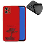 Coque rouge OPPO Reno 2Z bonsai noir japonais personnalisee