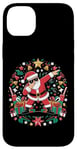 iPhone 14 Plus Dab Dabbing Santa Claus Funny Christmas Family Christmas Case