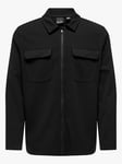 Only & Sons Newkodyl Full Zip Overshirt Sweat - Herre - Sort - S