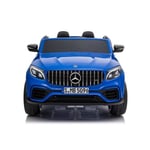 Sähköauto lapsille kaksipaikkainen Mercedes GLC 63S QLS MP4, sininen