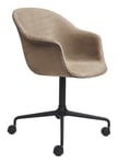 Bat Meeting Chair Fully Upholstered 4-star Base W. Castors - Pg F