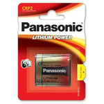 Panasonic CR-P2 Lithium batteri - 1 stk.