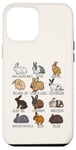 iPhone 12 Pro Max Type of Rabbits Breeds Collection, Cute Bunny, Rabbit Lovers Case