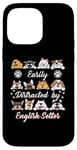 iPhone 14 Pro Max Easily Distracted by English Setter Irish Setters Funny Case