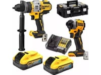 Dewalt Rinkinys Combo 18V Dck2052h2t (Dcd999+Dcf850) 2X5,0Ah Powerstack Tstak