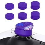 PlayVital Capuchon Joystick pour ps5/ps5 Edge Manette,Thumb Grip Thumbstick Cap Cover pour ps4,Armor Joystick Grips Caps pour Xbox Core/Xbox One/Elite Series 2/Switch Pro-Violet(3 Paires)