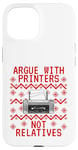 iPhone 15 Ugly Christmas Printer, IT Technician, Computer Office Funny Case