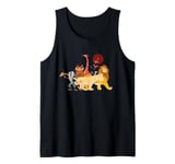 Disney The Lion King Simba Nala Timon Pumbaa Animal Family Tank Top