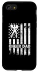 iPhone SE (2020) / 7 / 8 Cheer Dad Cheerleading American Flag Fathers Day Cheerleader Case