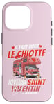 Coque pour iPhone 16 Pro Camping Car Couple Amoureux Humour Fête Saint Valentin