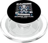 Graphique de jeu vidéo Panda Gaming pour hommes, garçons, femmes, enfants PopSockets PopGrip pour MagSafe