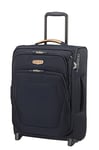 Samsonite Spark SNG ECO - Upright S (Length: 40 cm), Expandable Carry-On Luggage, 55 cm, 48.5/57 L, Eco Blue