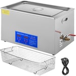 22L Ultrasonic Cleaner Stainless Steel Digital Heater Timer Jewelry Cleaning Machine for Commercial Home Use(22L) - Mophorn