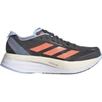 adidas Adizero Boston 11 Womens Running Shoes Grey Carbon Plated Racing Trainers