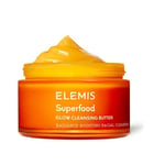 ELEMIS Superfood Glow Cleansing Butter, a Radiance Boosting Facial Cleanser to Brighten & Nourish Skin, Gentle Double Cleanse , Anti-Wrinkle, Removes Makeup & Leaves a Soft Glowing Skin Complexion