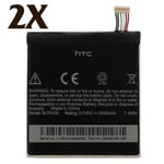 2X OEM HTC BATTERY BJ75100 35H00188-00M FOR EVO 4G, EVO ONE, ONE XC, XC720D,JET