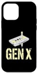 Coque pour iPhone 12 mini Gen X Crayon cassette rétro nostalgique analogique