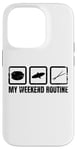 Coque pour iPhone 14 Pro Drôle de tambour Week-end Musique Band Trap Set