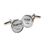 Thank You for Raising the Man of My Dreams Father Cufflinks a Personalised Box