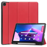 Lenovo Tab M10 Plus (3rd Gen) Pen Holder Case Red