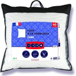 DODO - Oreiller - Luxe à la Française -  60 x 60 cm - 100% Polyester ADAPT'AIR - Blanc