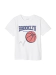 VERTBAUDET T-Shirt Motif Basket détails en Relief garçon écru 3A