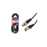 Cable XLR male femelle 6m