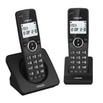 VTech ES2001 DECT Cordless Home Phone 2 Handsets Nuisance Call Blocker