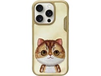 Nimmy Apple Iphone 16 Pro 6.3" Dėklas Telefonui Haki Spalvos Big Eyed Pet 2.0 Cat