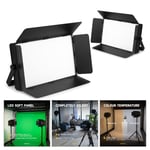 SFP200 LED Soft Panel Lights (Pair) - Cool & Warm White TV Video Studio Lighting