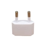 Adaptateur d'alimentation de voyage EU,prise électrique AC,prise de courant,américain,Chine,États-Unis vers UE,Euro,type C,1 pièce - Type white