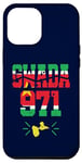 Coque pour iPhone 12 Pro Max Idee Cadeau Carte et Drapeau de Gwada Pour Guadeloupéen