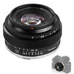 TTArtisan 50mm F2 Metal Bodied Lens Compatible with Sony E Mount (Full Frame) - Black