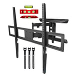 Maclean MC-423 Support TV Max VESA 800x600 43-100" 80kg réglage de l'angle Horizontal et Vertical Profil 50-500mm Noir