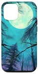 iPhone 13 Purple & Blue Forest Moon Case